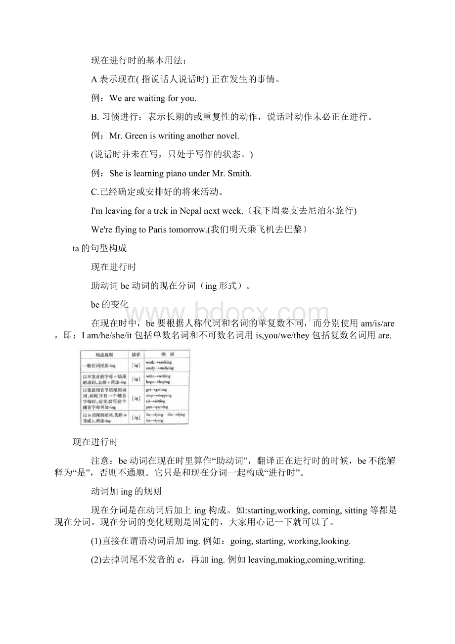 外研版初一英语一般将来时等时态必背大全文档格式.docx_第3页