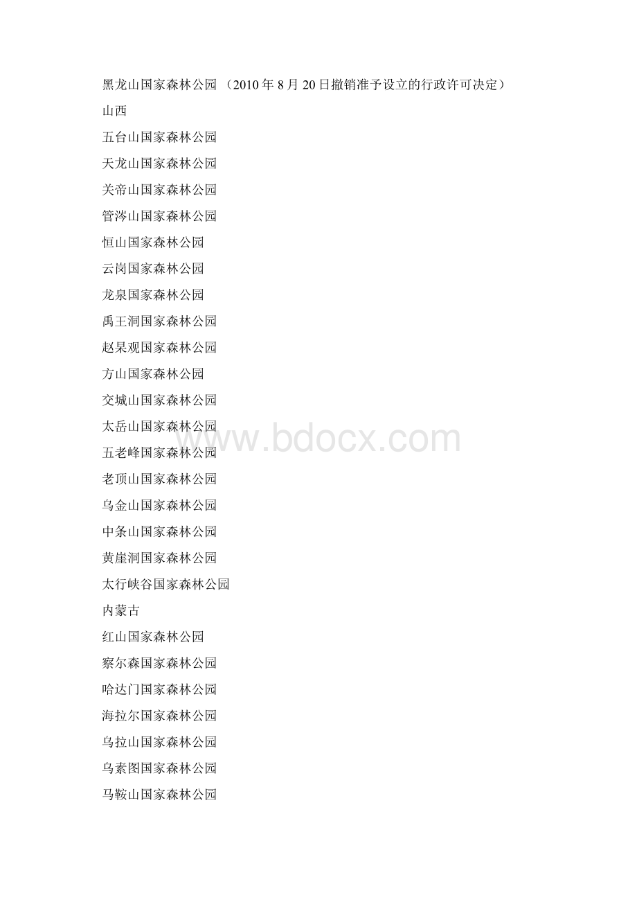 国家森林公园列表Word下载.docx_第3页