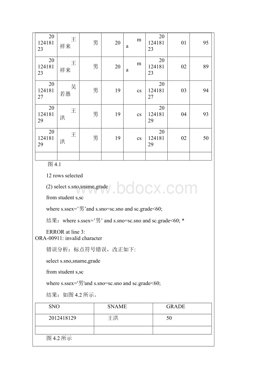 数据库实验报告实验四.docx_第3页