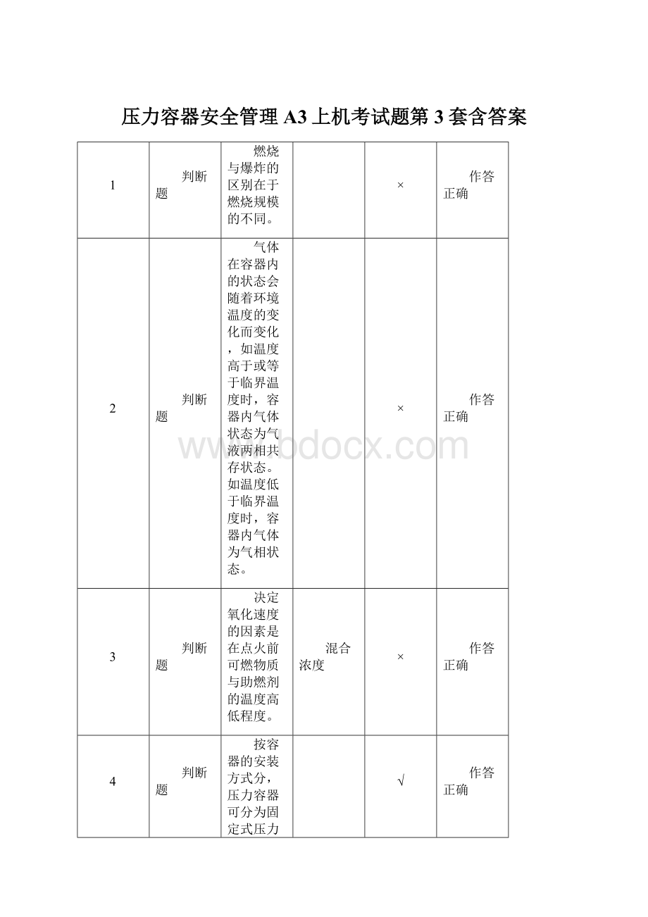 压力容器安全管理A3上机考试题第3套含答案.docx