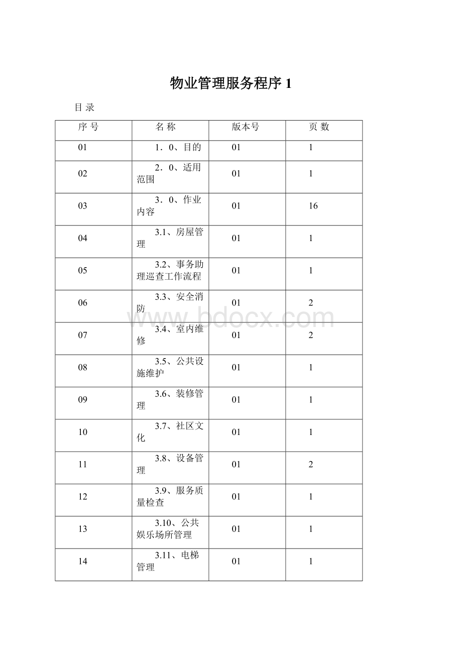 物业管理服务程序 1.docx