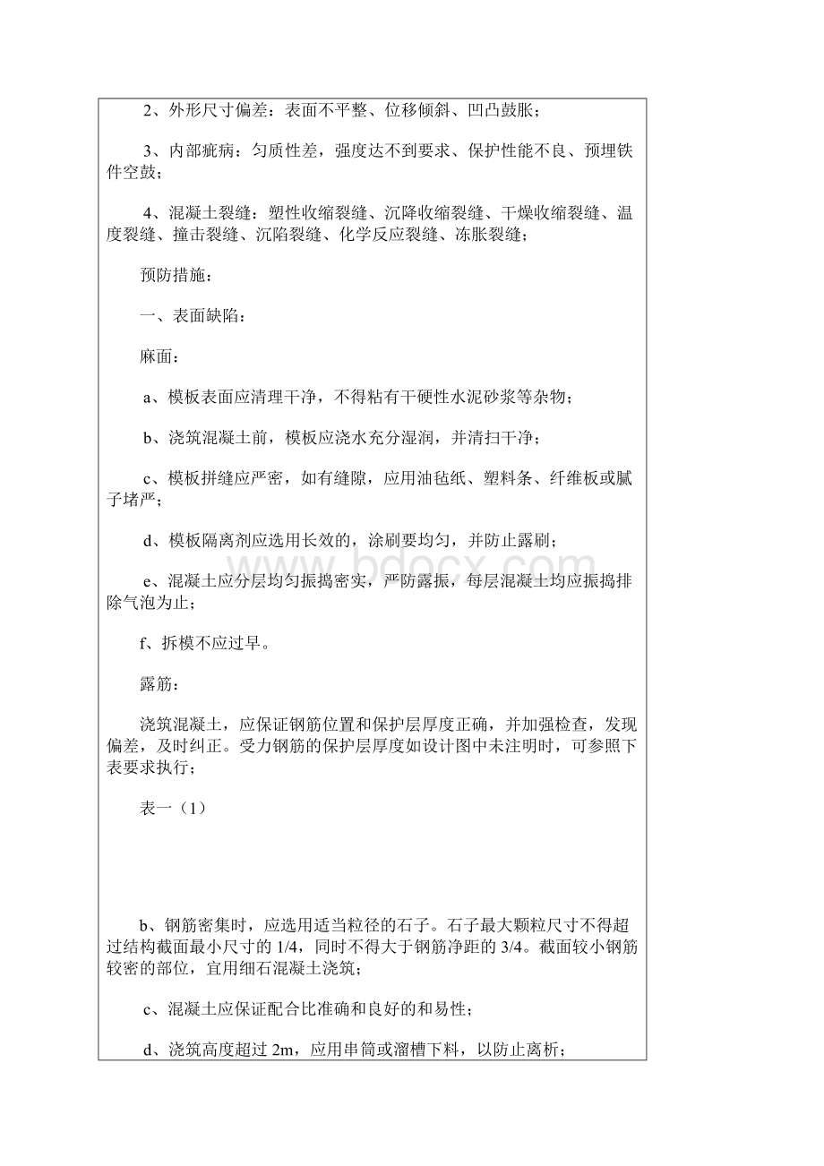 混凝土质量通病及防治措施.docx_第2页