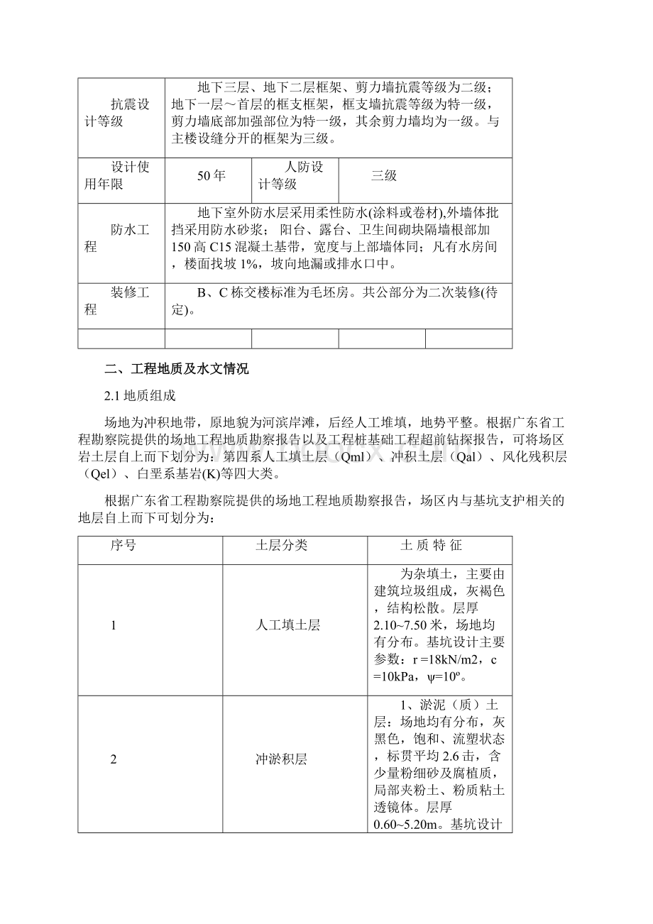 海珠半岛花园第三期BC栋43层商住楼土方开挖方案.docx_第2页