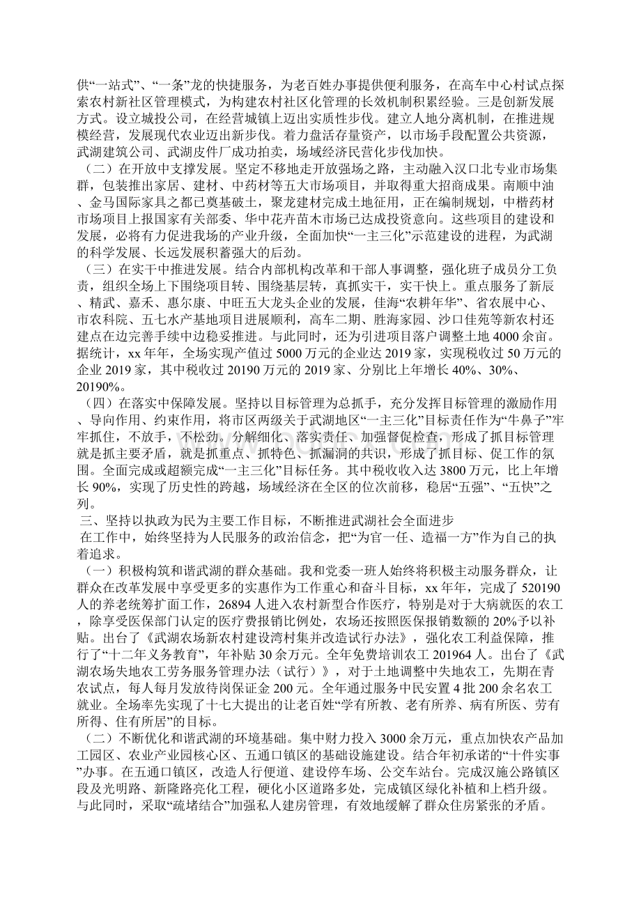 某某某镇党委书记个人述职报告Word下载.docx_第2页