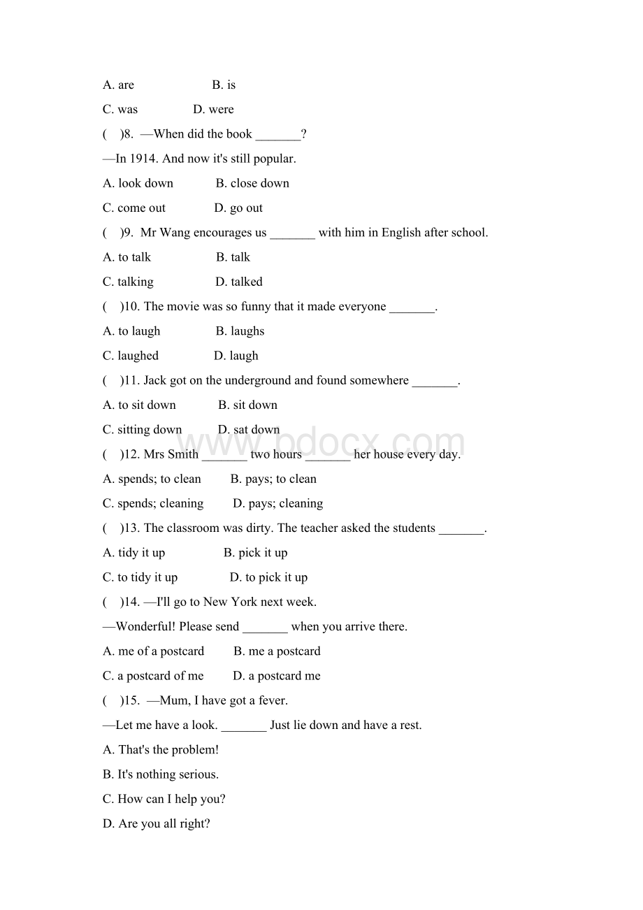 推荐K12学年八年级英语下册Module6Hobbies练习题新版外研版Word文档下载推荐.docx_第2页