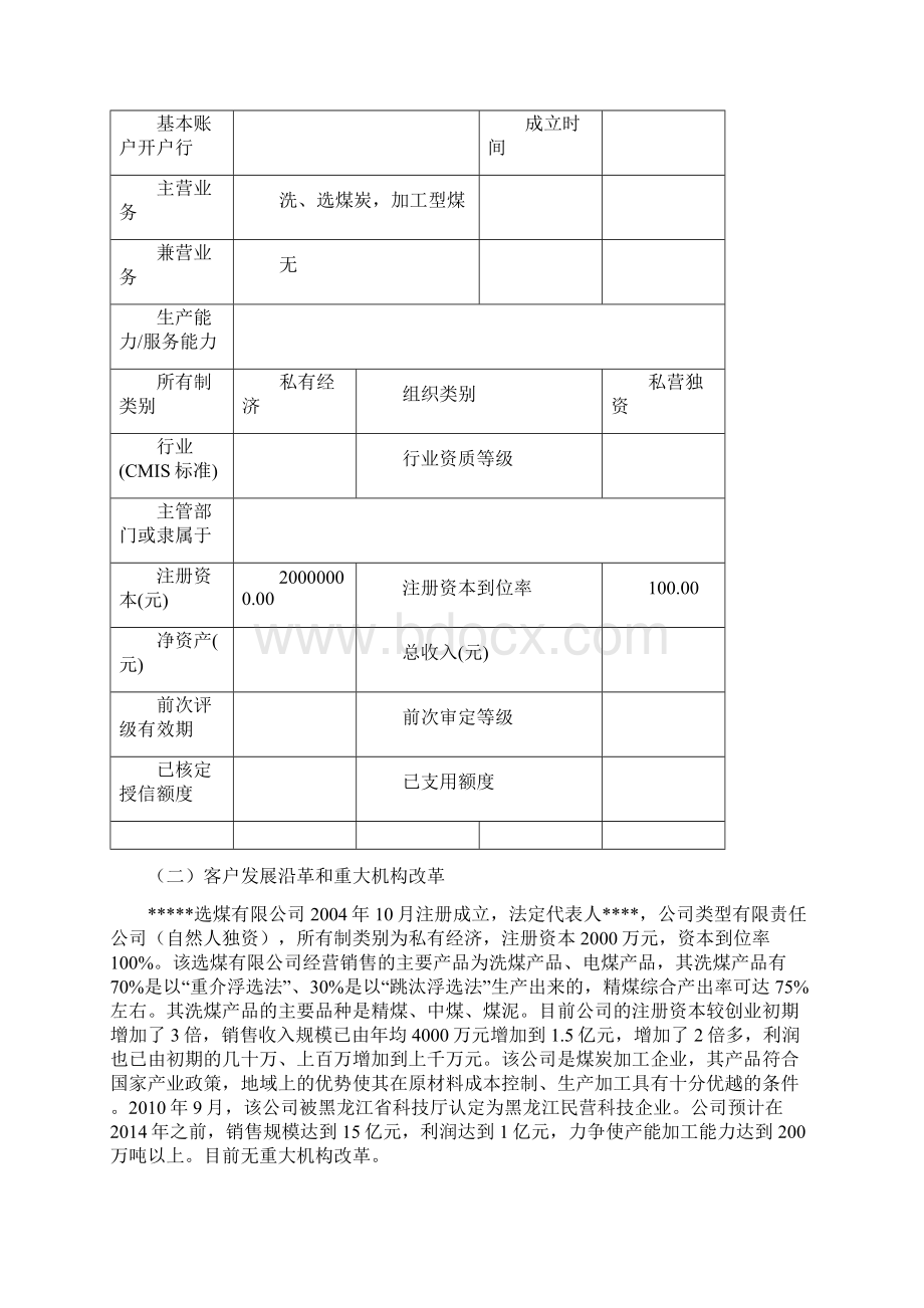 信用评级报告样本Word格式.docx_第2页