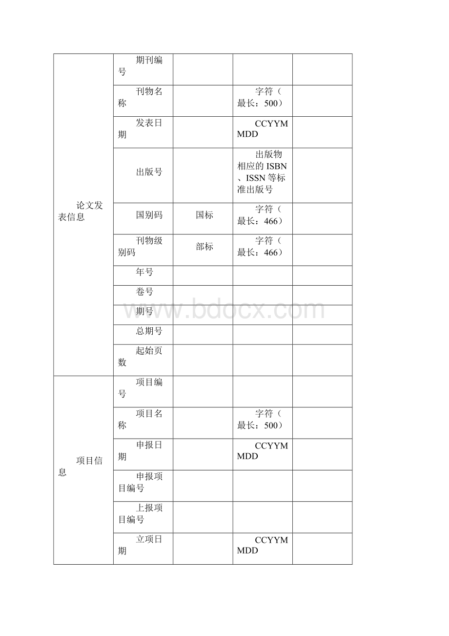 数据库平台共享信息收集表Word格式文档下载.docx_第3页