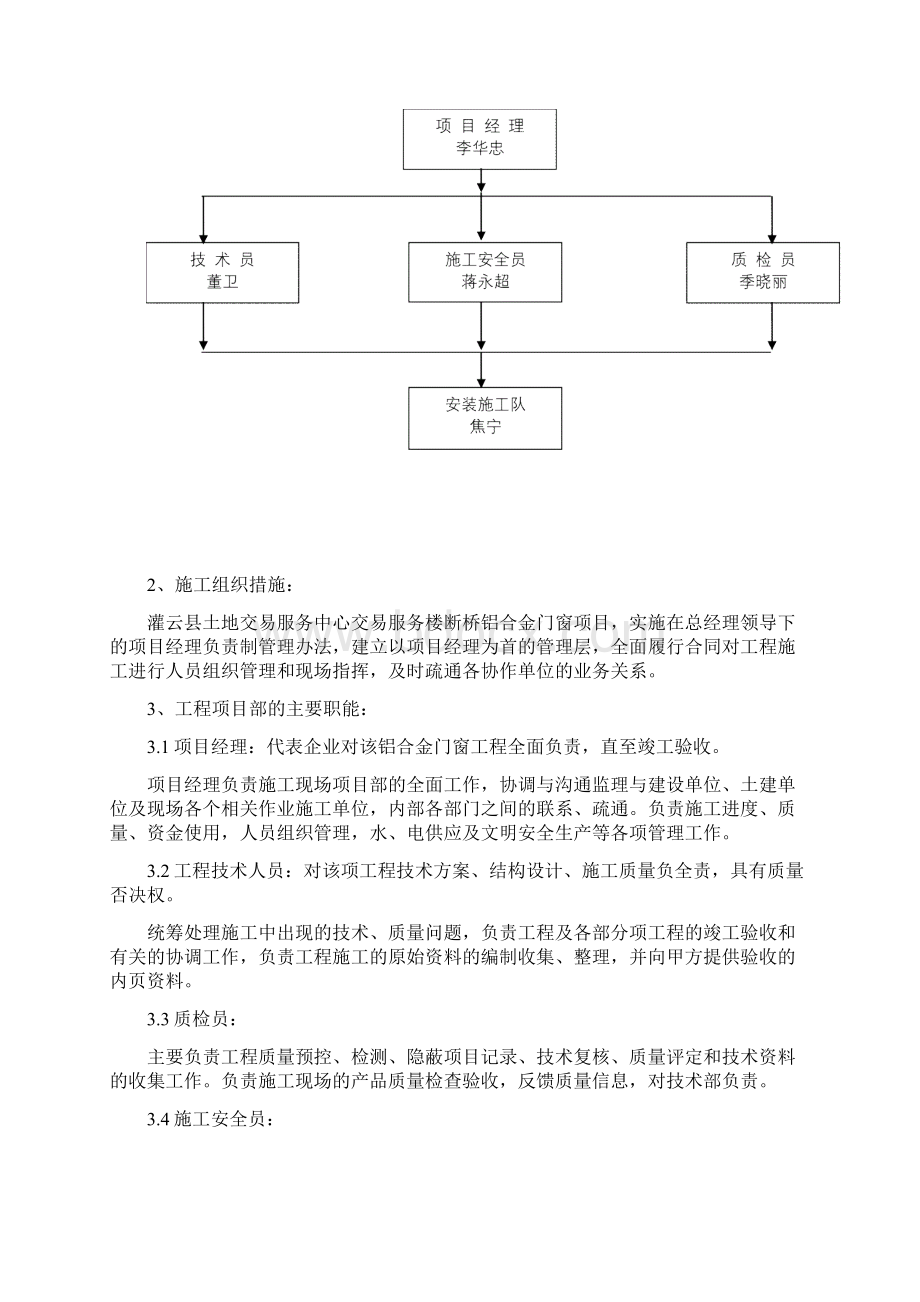 铝合金门窗施工组织方案.docx_第3页