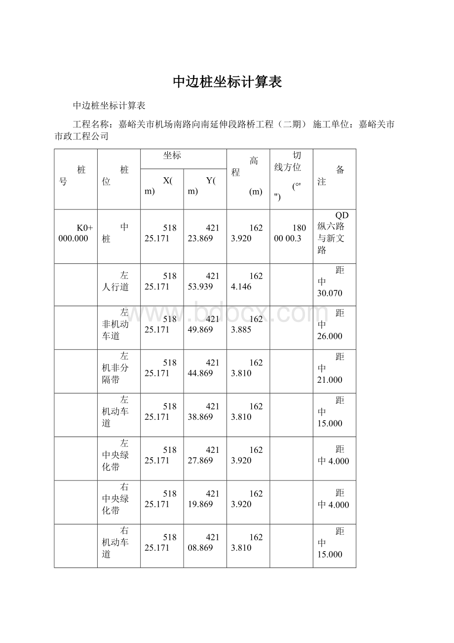 中边桩坐标计算表.docx_第1页