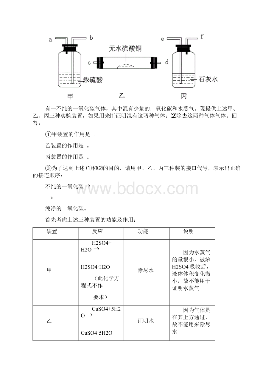 化学实验专项训练二Word文档下载推荐.docx_第2页