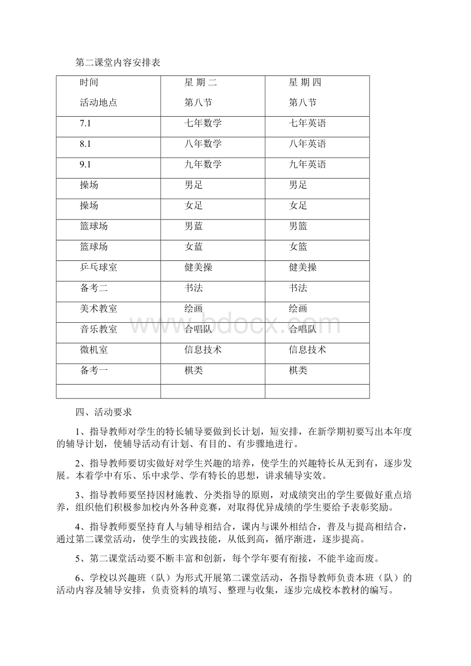 第二课堂活动实施方案.docx_第2页