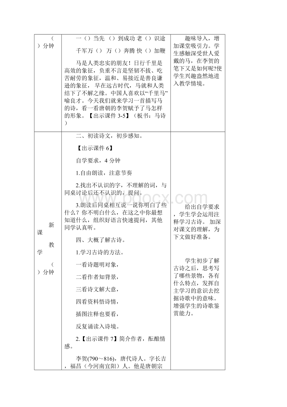 春部编版六年级语文下册教学课件第四单元古诗三首教案文档格式.docx_第2页