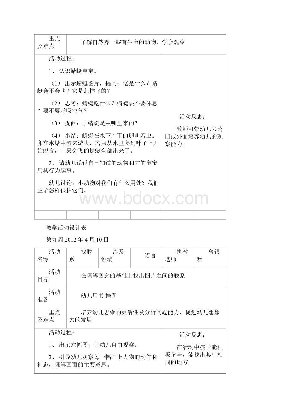 坑头幼儿园学年第二学期大四班备课第九周.docx_第3页