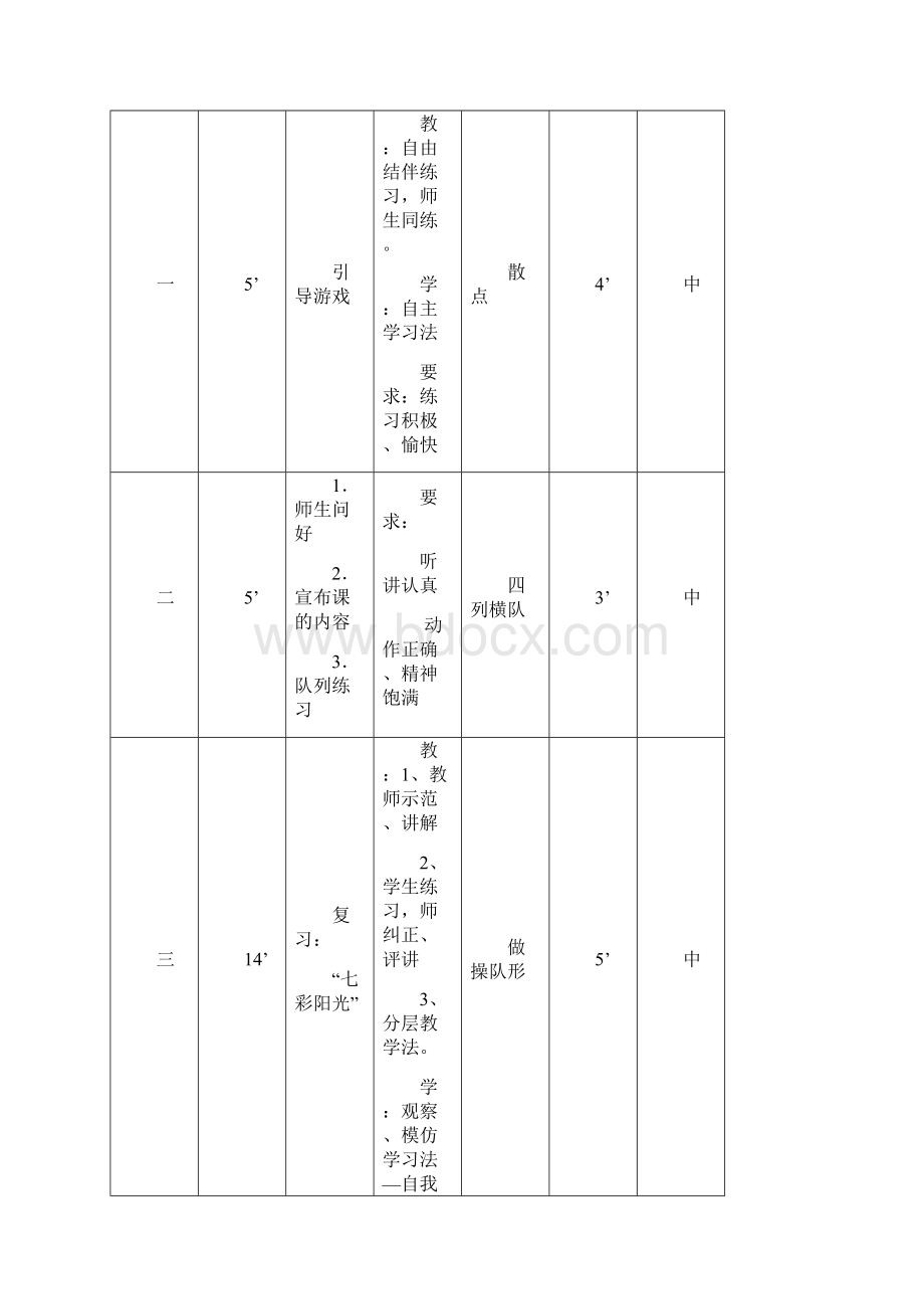 精品小学三年级下册体育课教案Word格式文档下载.docx_第3页