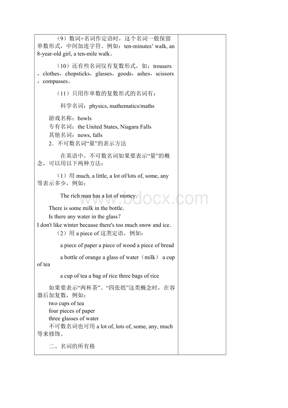 语法专题复习教案名词主谓一致Word格式文档下载.docx_第3页