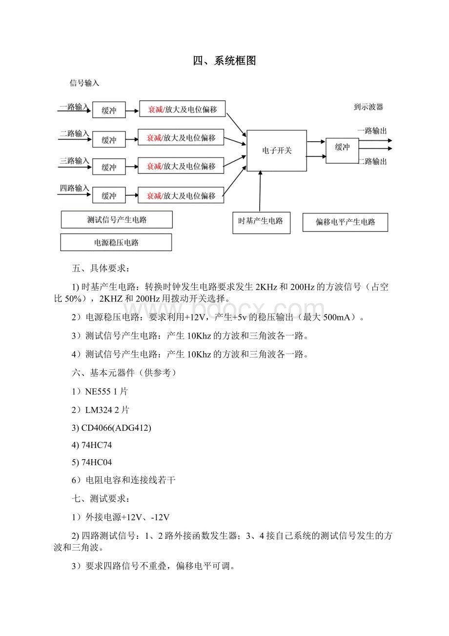 模拟电子技术课程设计初稿Word格式.docx_第3页