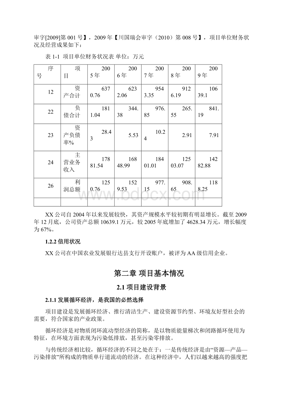 废塑料再生资源综合利用项目资金申请报告Word格式文档下载.docx_第3页