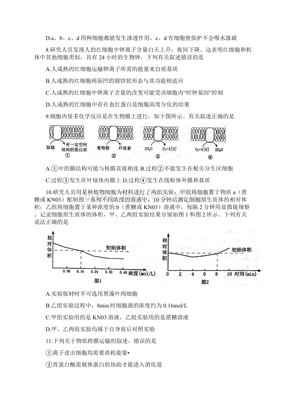 高二生物下学期期末考试试题.docx_第3页