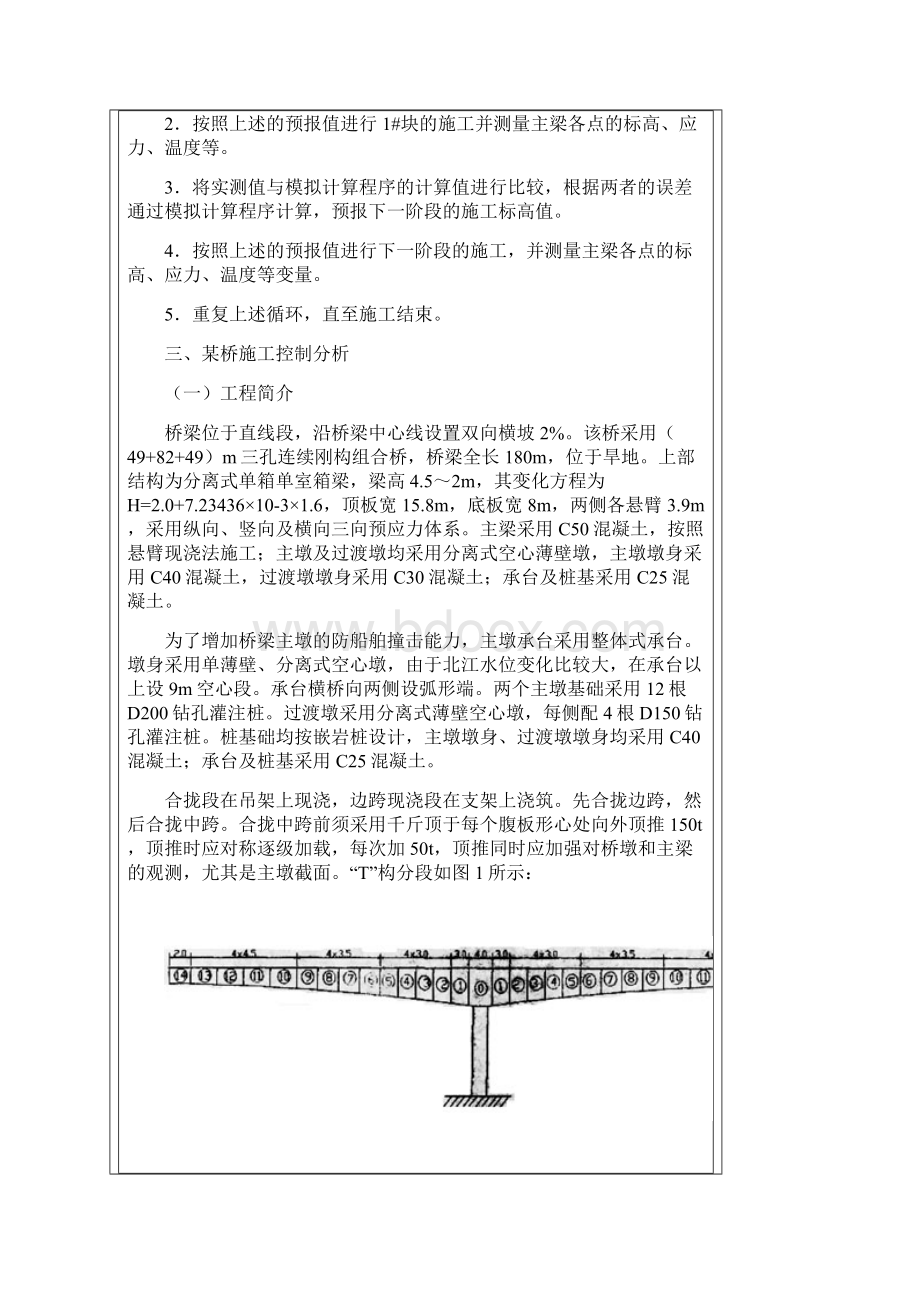 大跨径连续刚构桥施工控制技术Word文件下载.docx_第3页