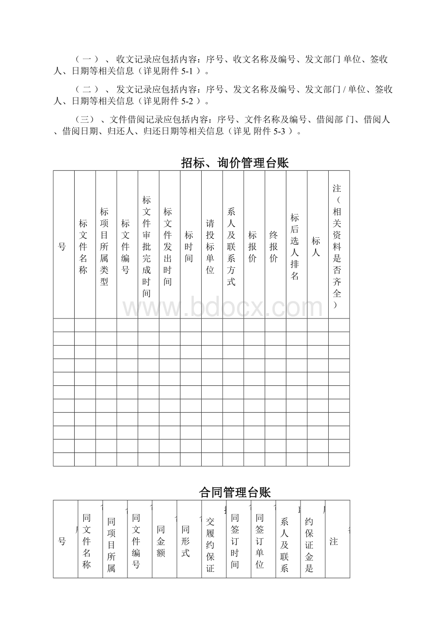 成本台账管理管理办法文档格式.docx_第3页