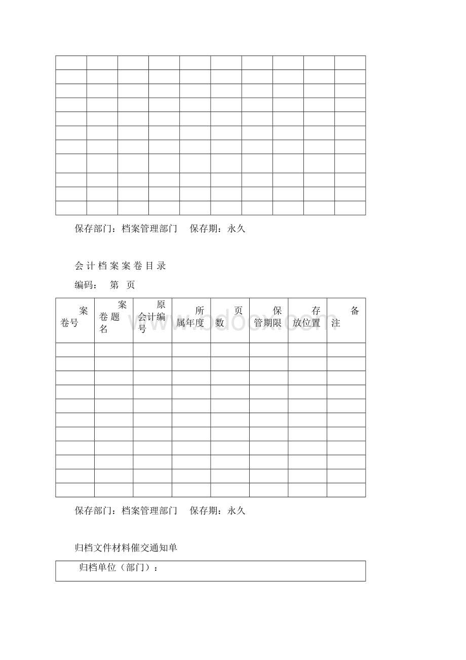 档案管理相关表单Word文档下载推荐.docx_第3页