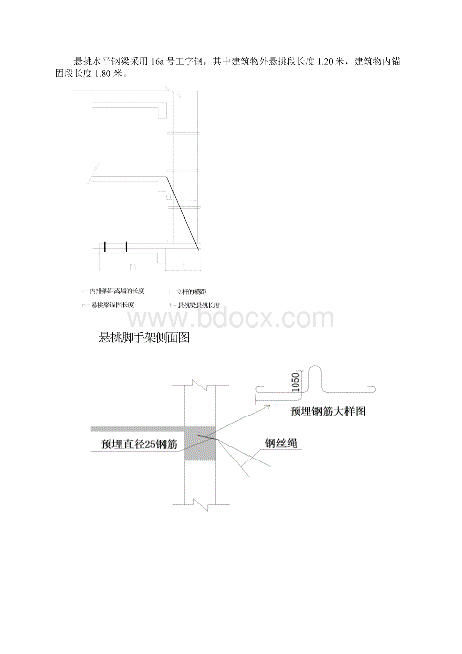 悬挑脚手架钢丝绳卸荷.docx_第2页