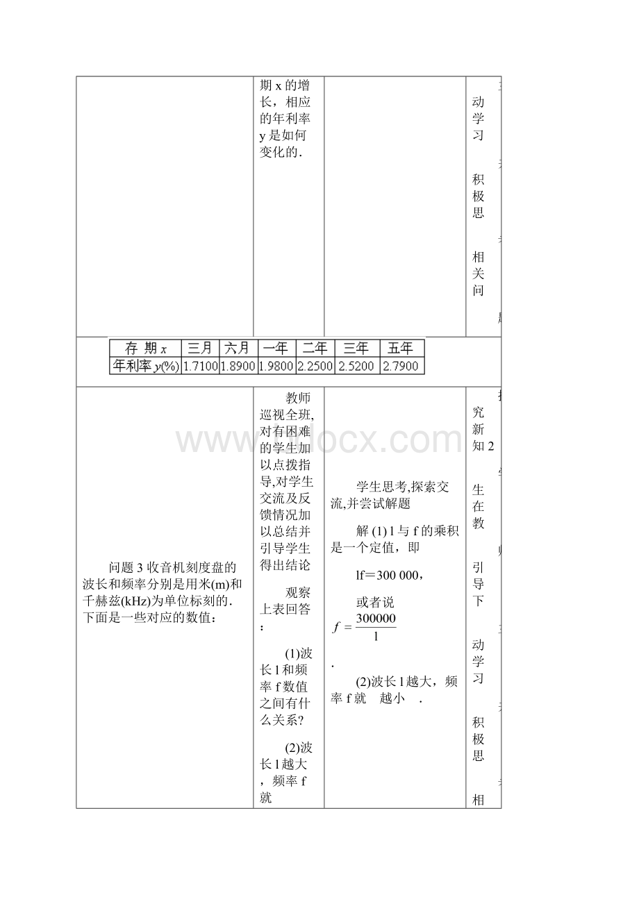 华师大版 变量与函数 教案.docx_第3页