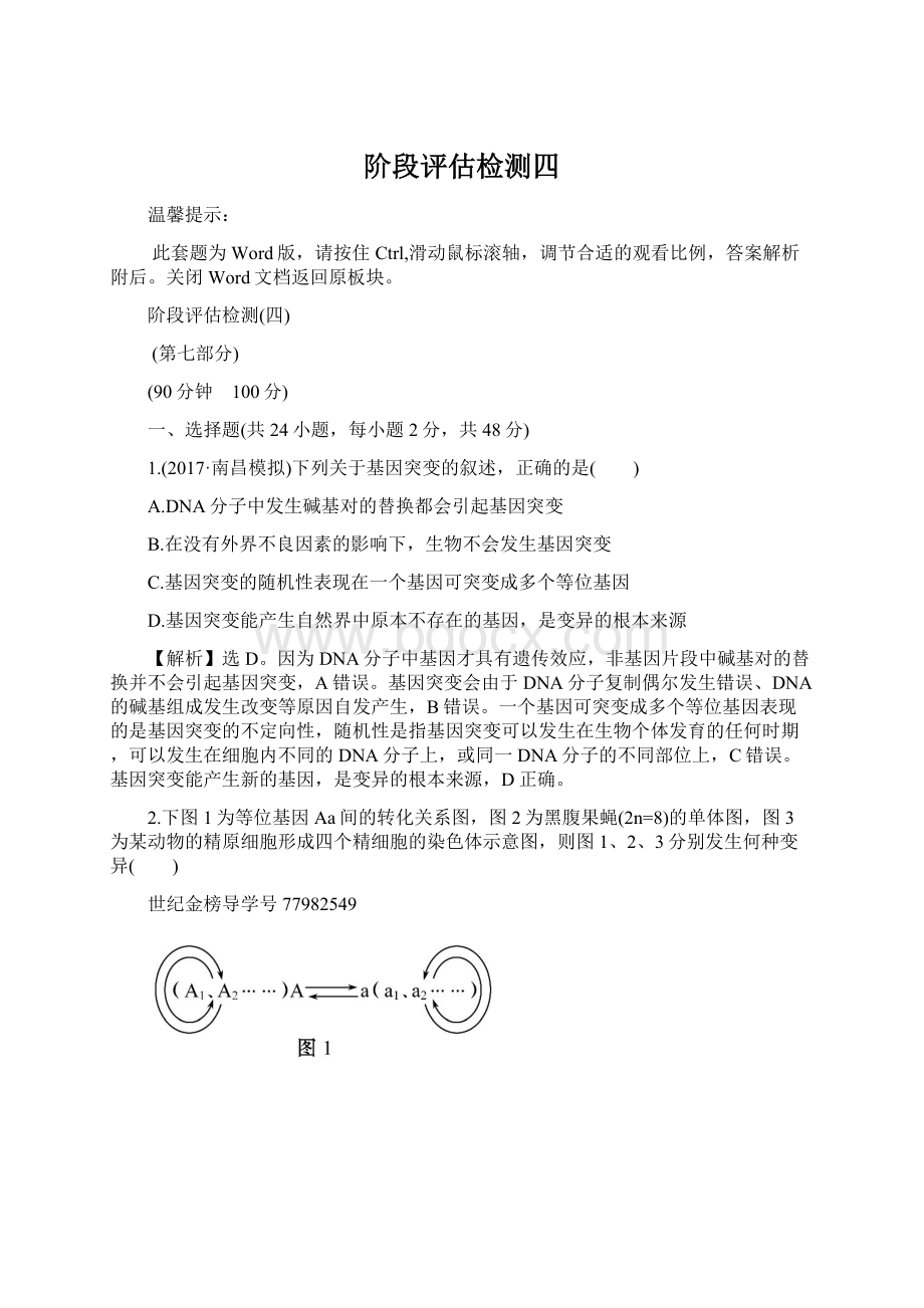 阶段评估检测四Word格式文档下载.docx_第1页