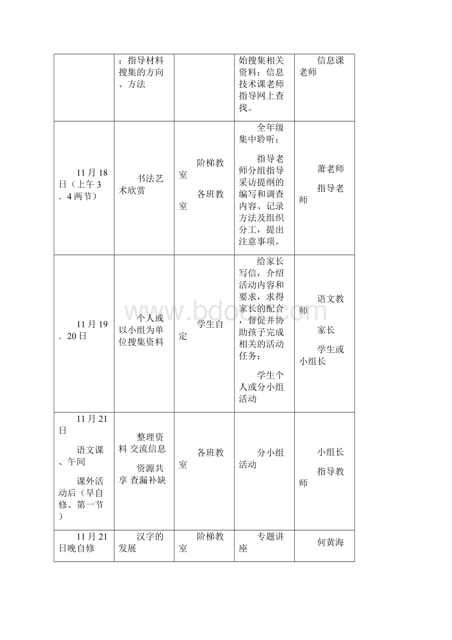 小学语文遨游汉字王国综合性学习活动方案设计范文.docx_第3页
