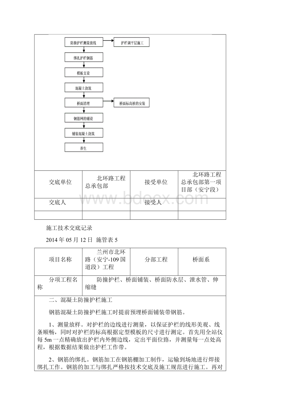 施工技术交底记录9桥面系.docx_第2页