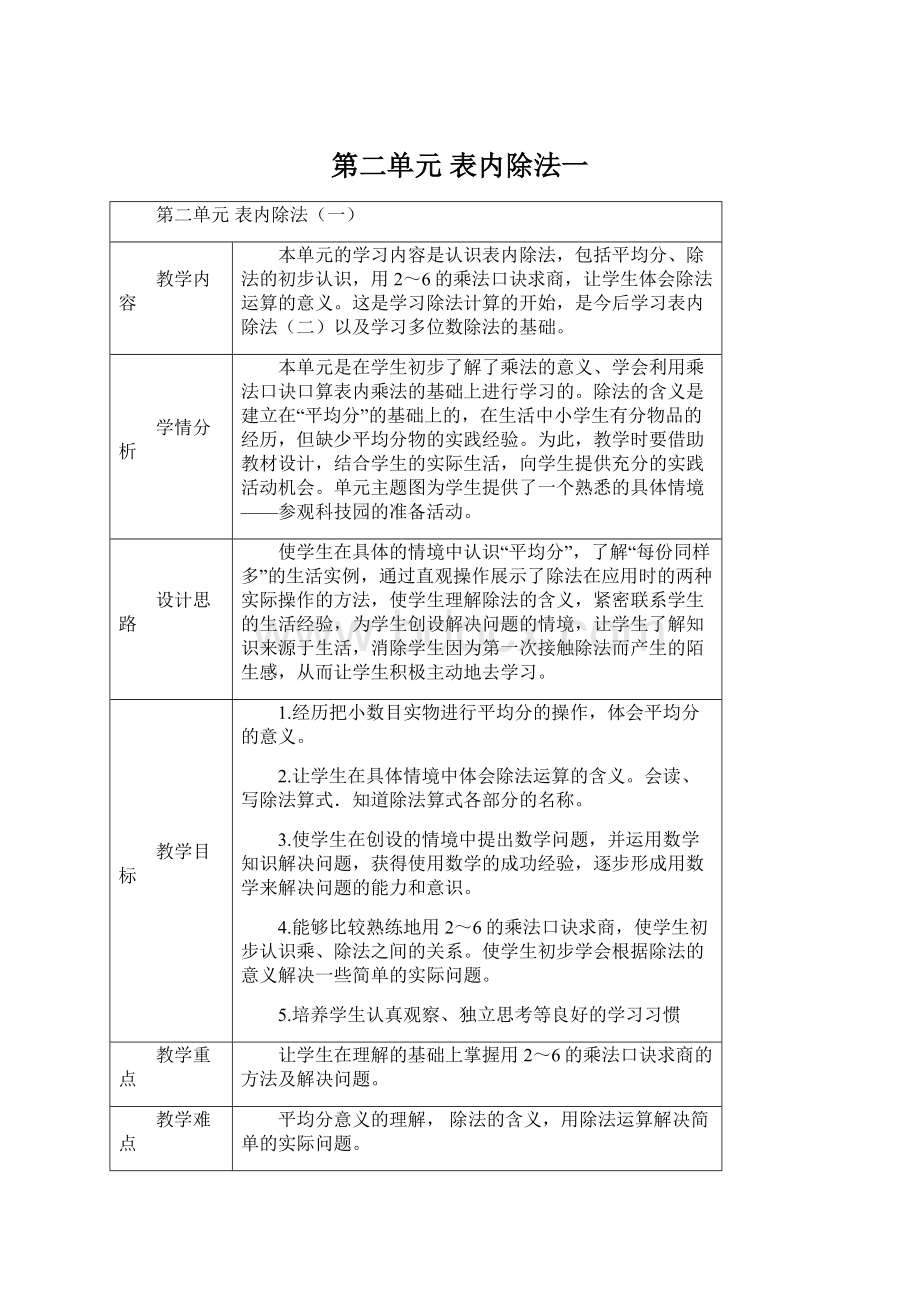 第二单元表内除法一.docx_第1页