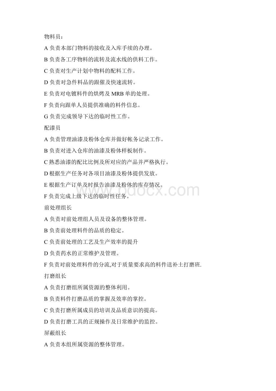 喷涂车间的岗位说明书Word格式.docx_第3页