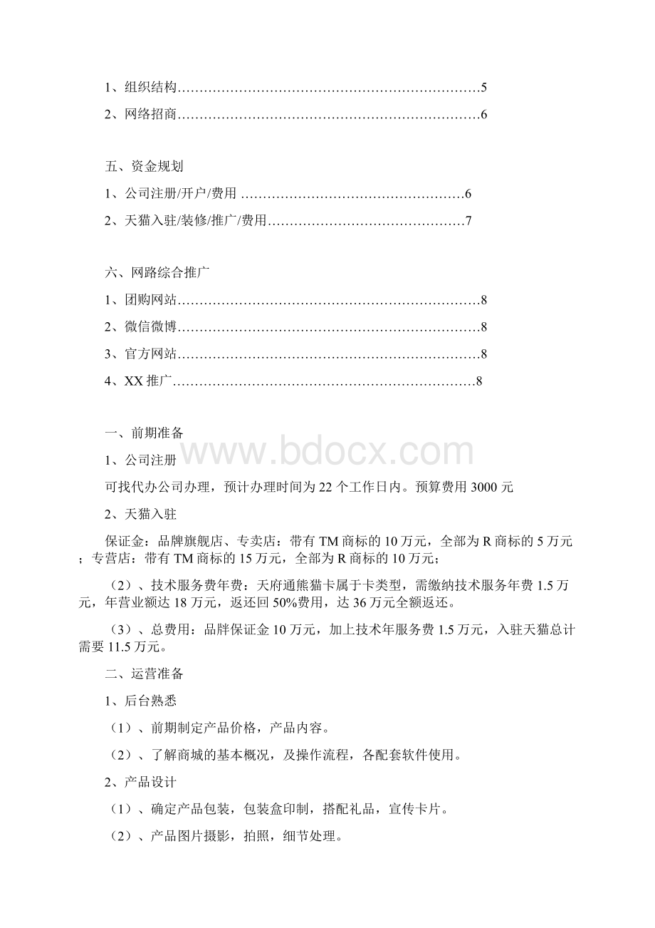 精撰成功的天猫商城旗舰店整体运营规划策划书.docx_第2页