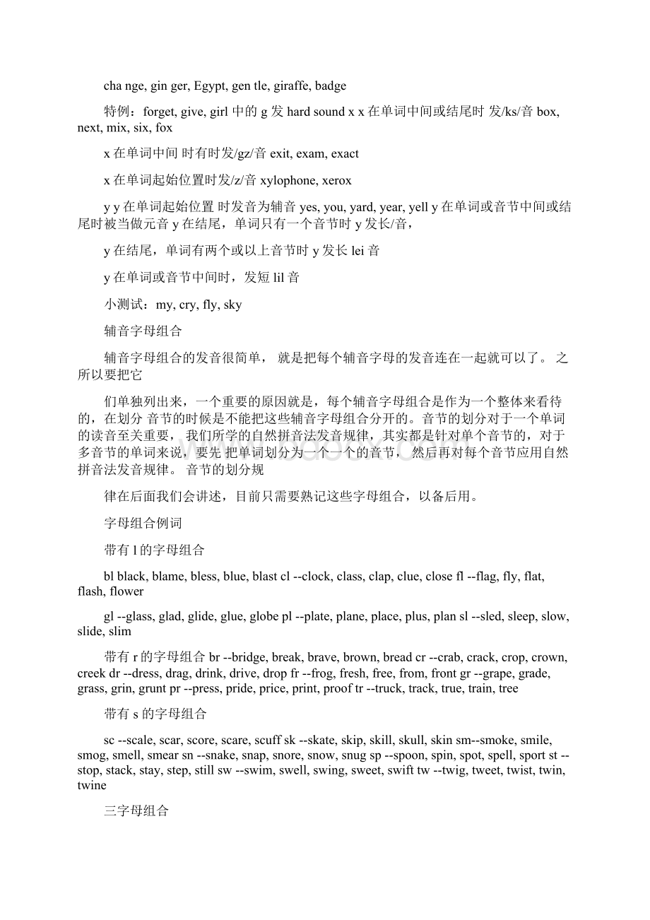 完整word版自然拼读法基本规则和小窍门word文档良心出品.docx_第2页