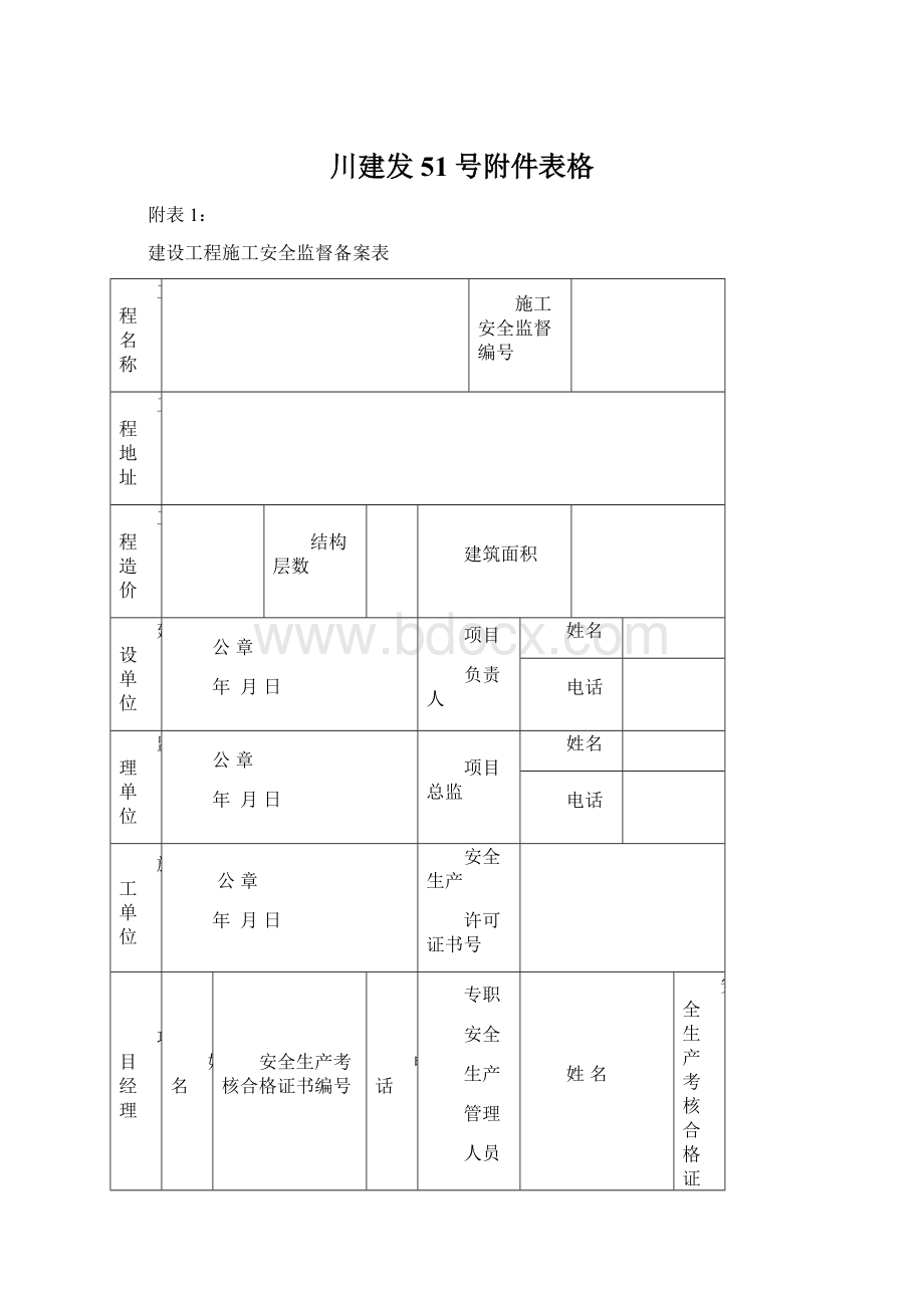 川建发51号附件表格文档格式.docx_第1页