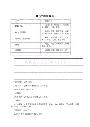 IPQC检验规范Word文件下载.docx