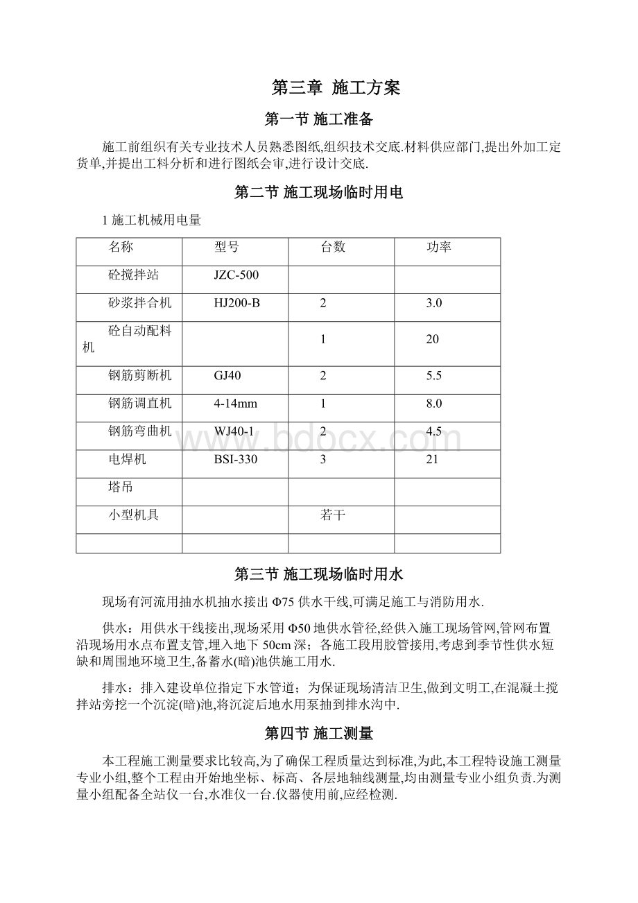 出居河电站厂房施工组织设计方案.docx_第2页