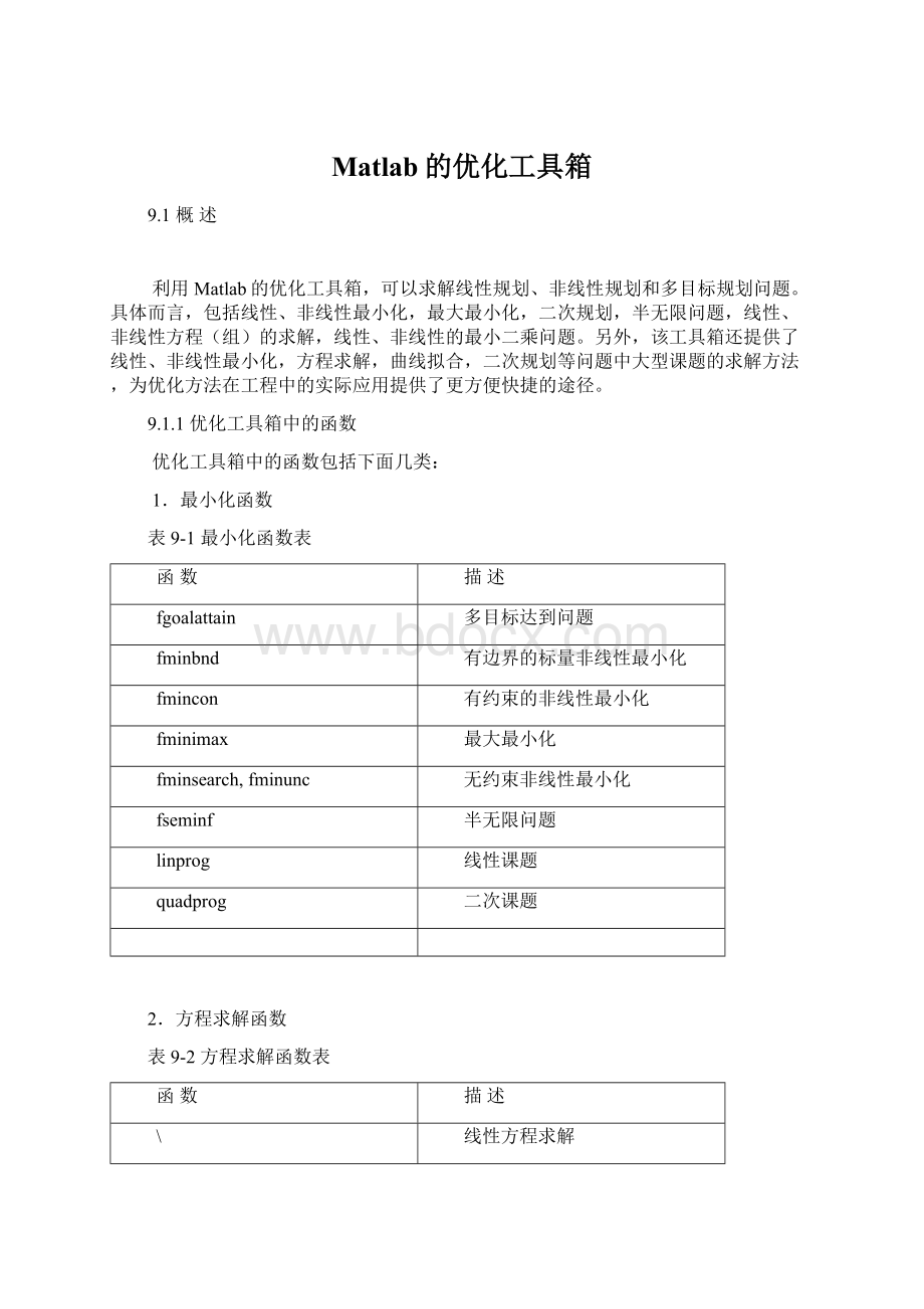 Matlab的优化工具箱.docx_第1页