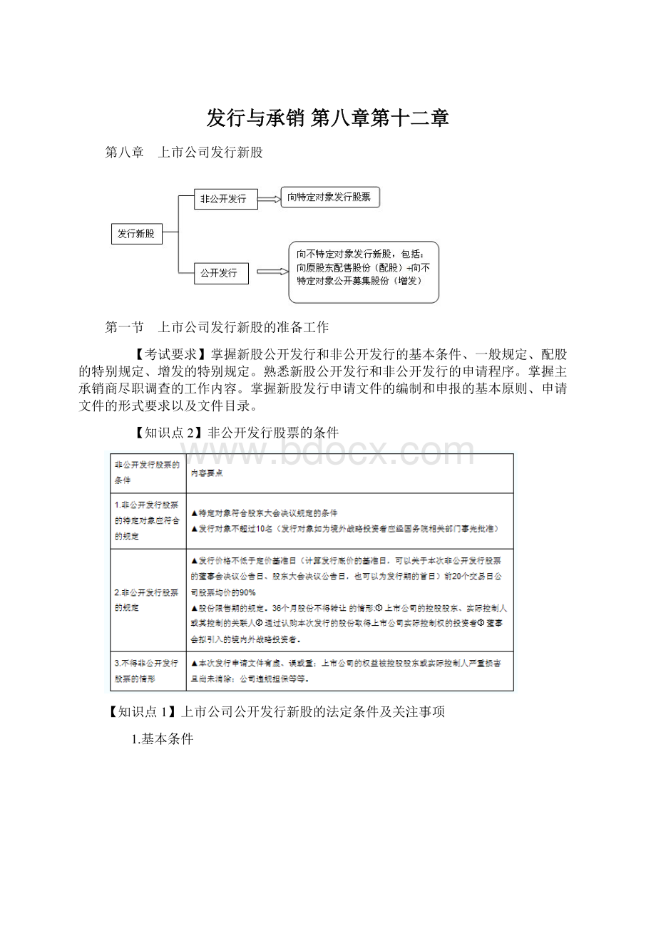 发行与承销 第八章第十二章Word格式文档下载.docx