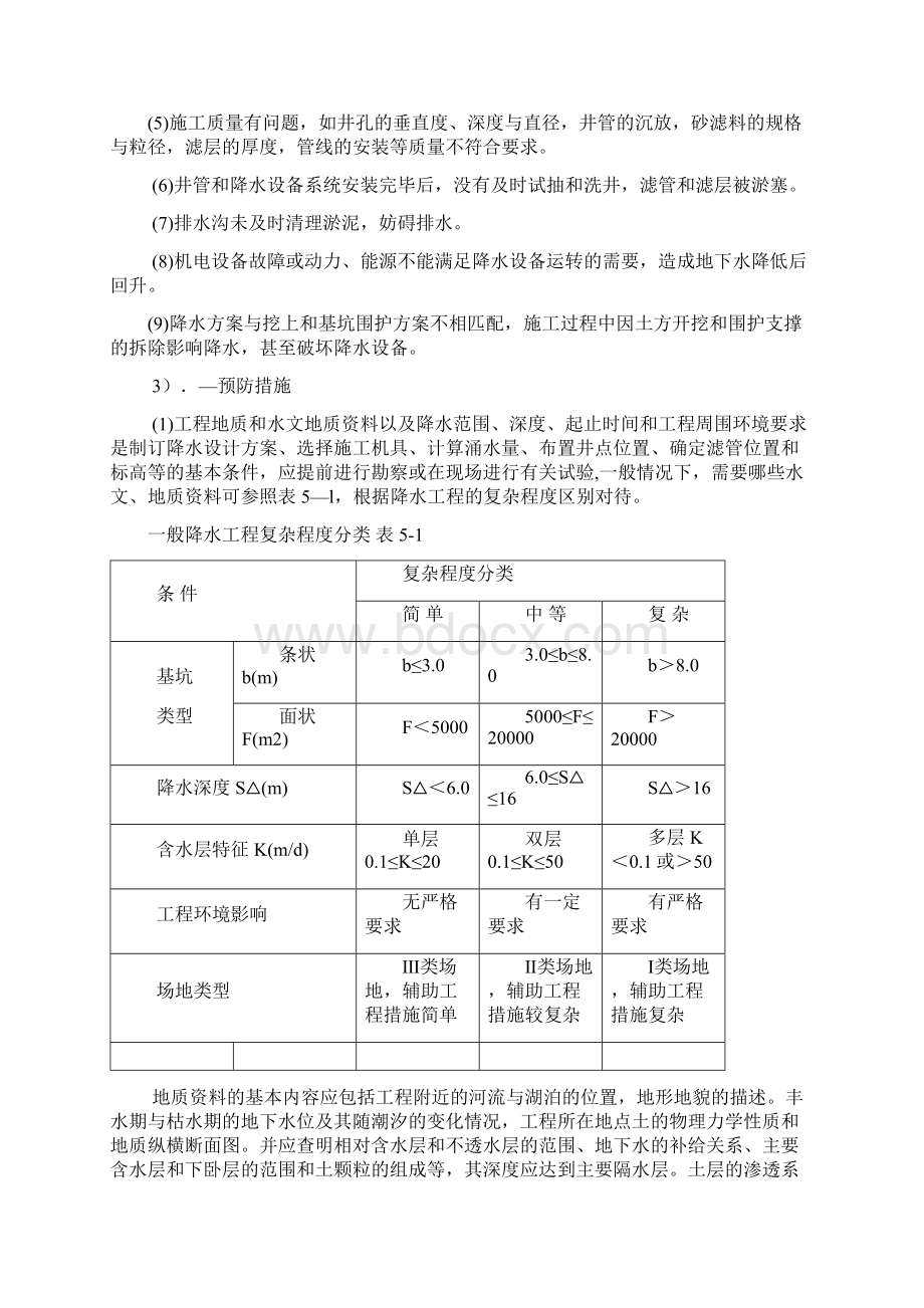 基础降水排水Word文档下载推荐.docx_第2页