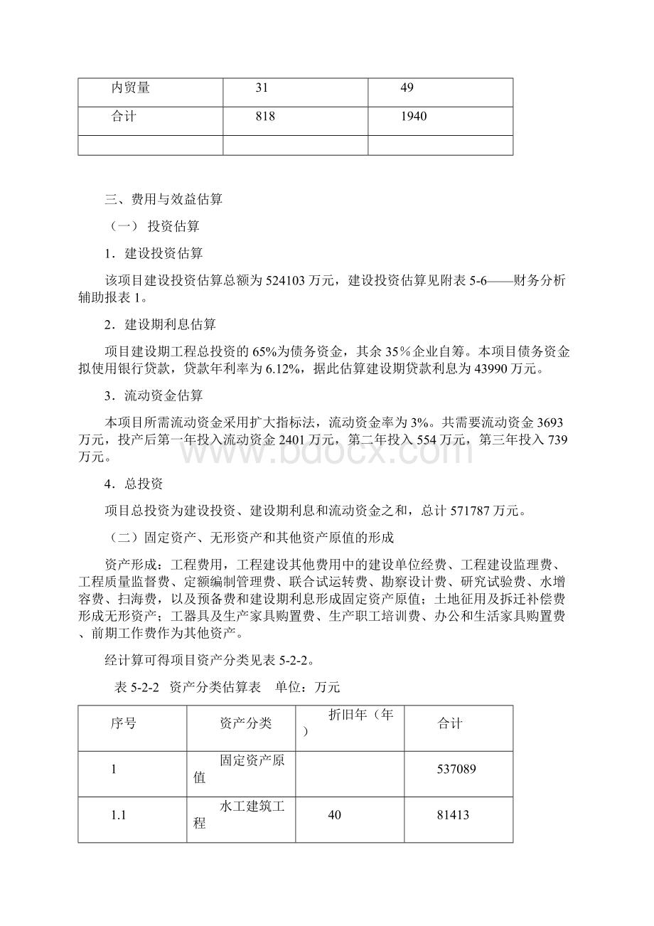 港口项目投资效益分析.docx_第2页