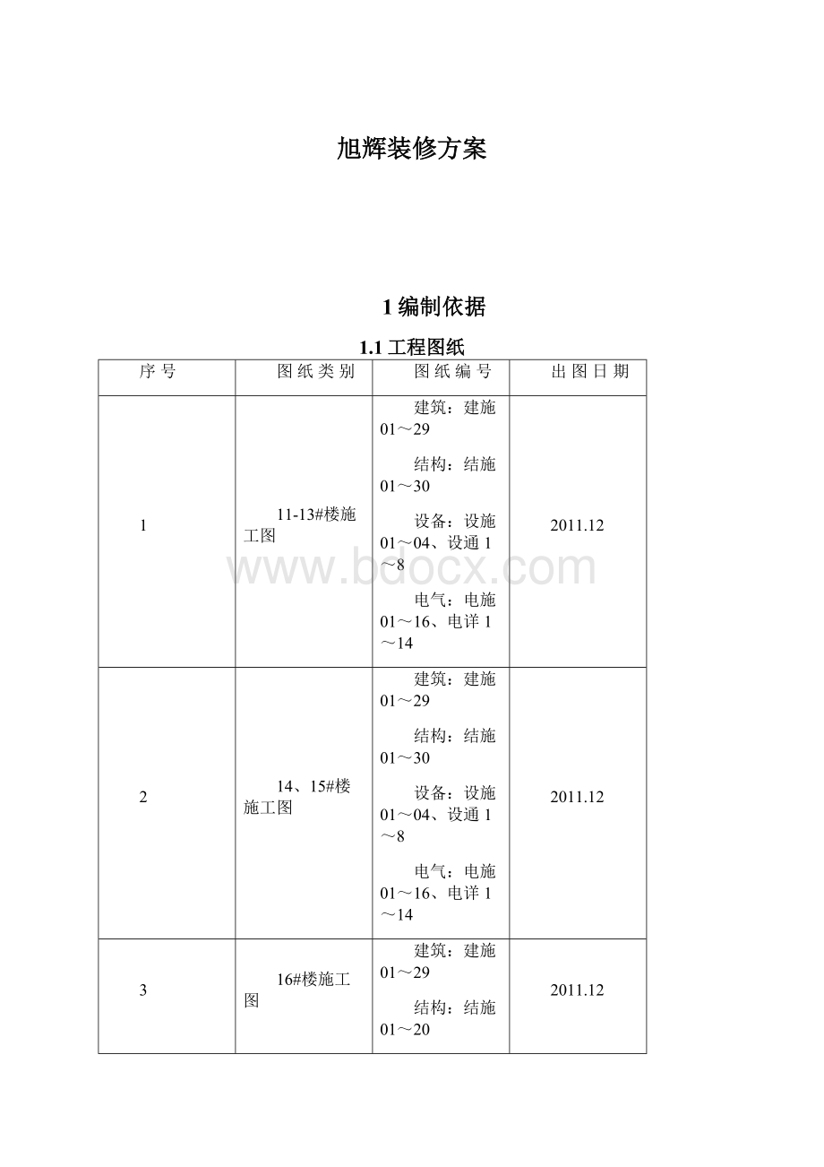 旭辉装修方案文档格式.docx