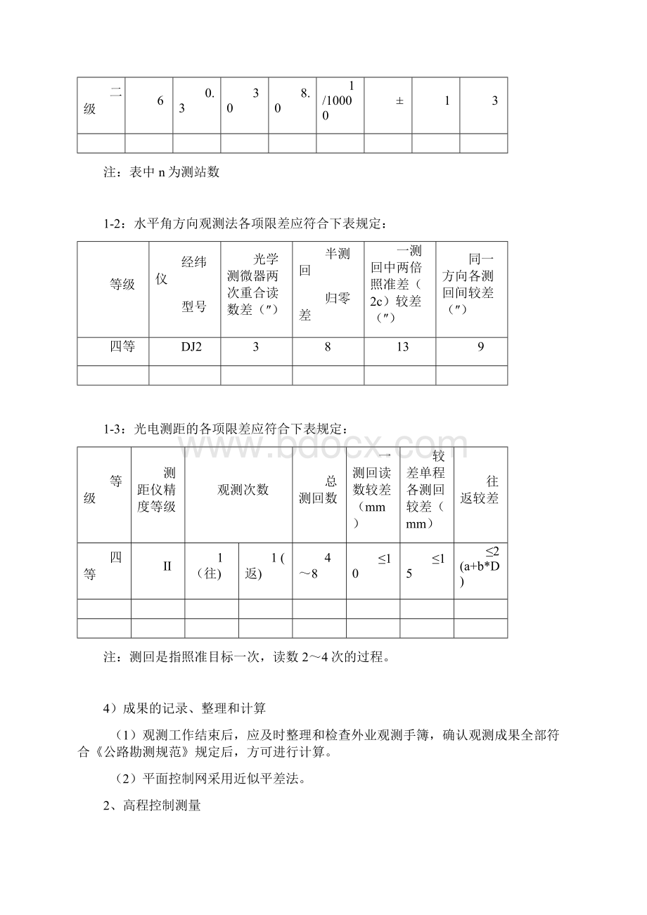 某县四级公路工程测量设计书 精品.docx_第3页