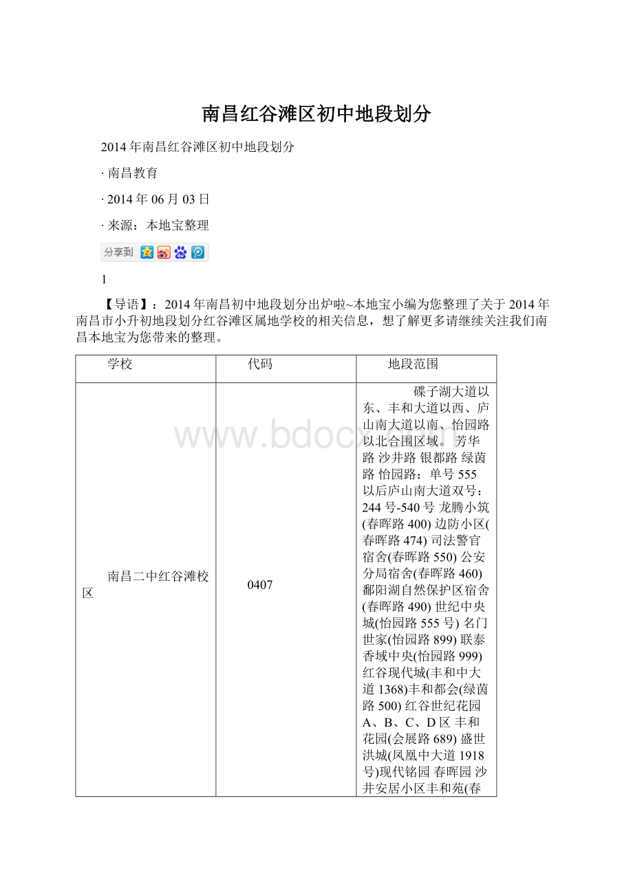 南昌红谷滩区初中地段划分.docx_第1页