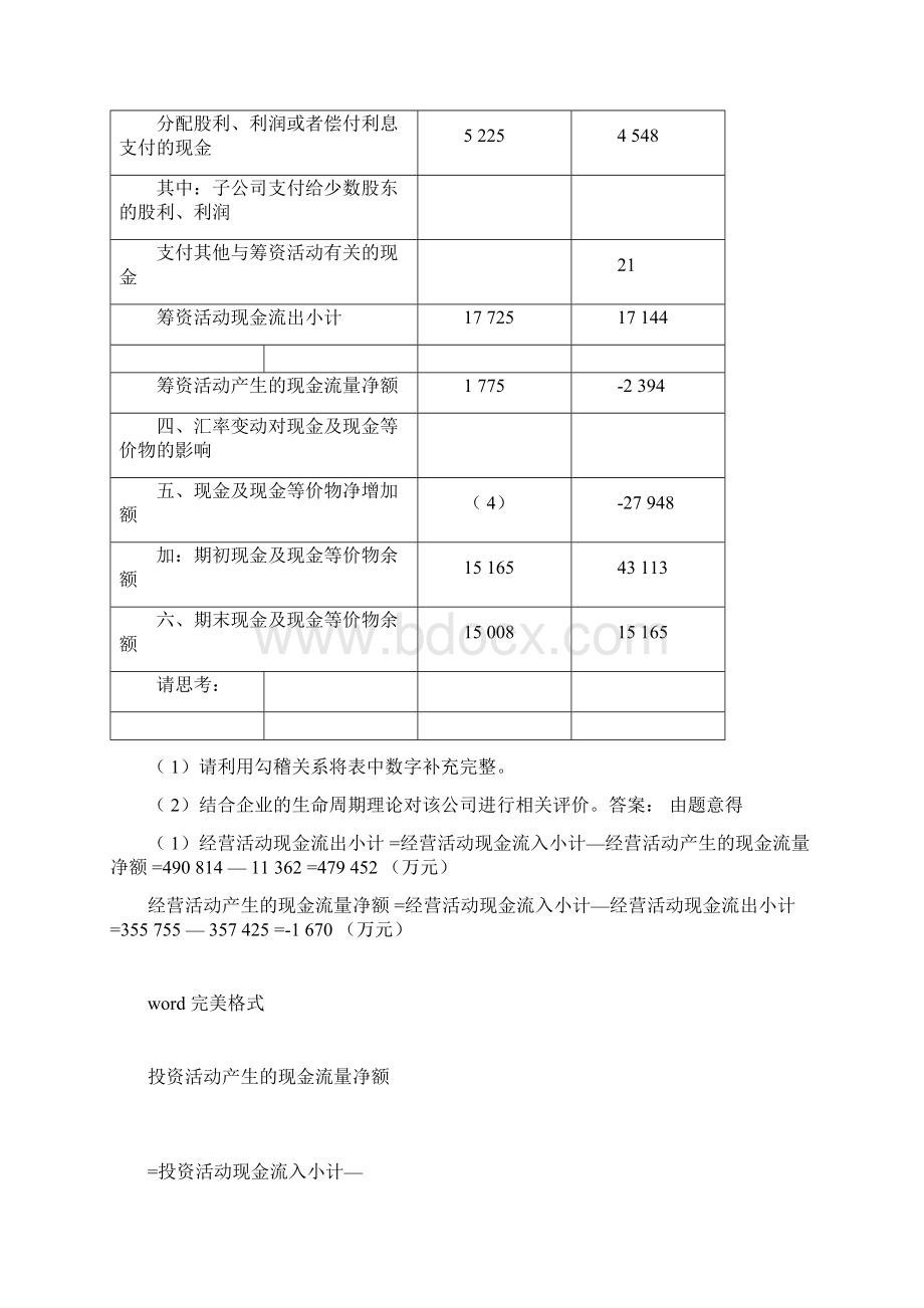 财务报表分析案例复习试题和答案Word文件下载.docx_第3页