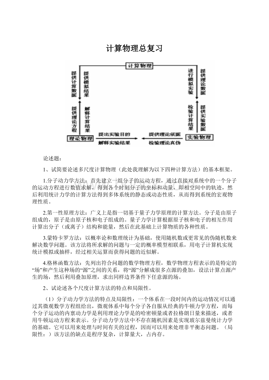 计算物理总复习Word文档格式.docx_第1页