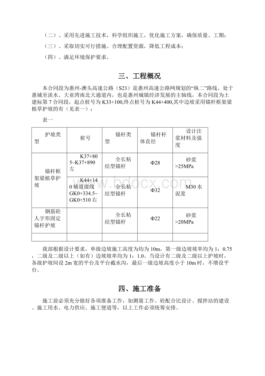 锚杆框架梁护坡施工方案终版.docx_第2页