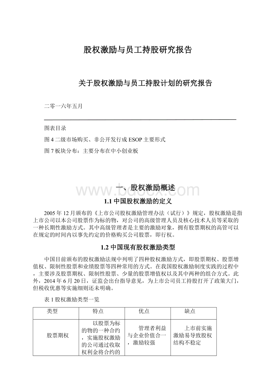 股权激励与员工持股研究报告Word下载.docx_第1页