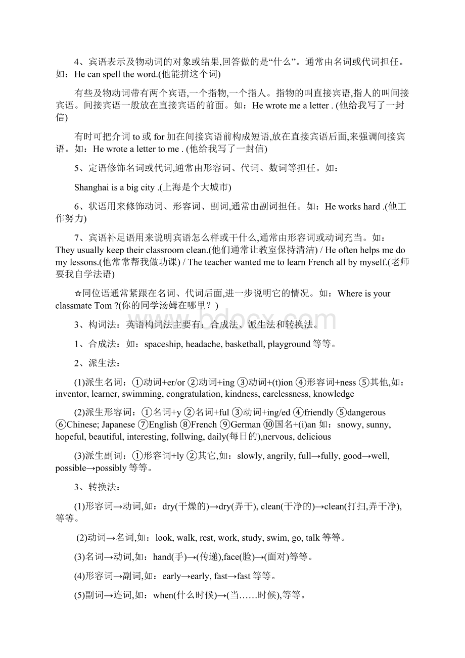 初中英语语法大全知识点总结可打印17432.docx_第2页