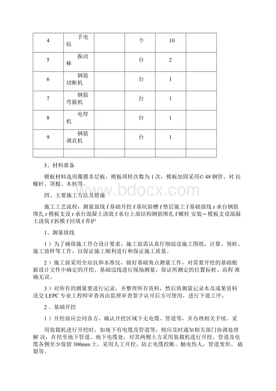 大型设备安装基础施工方案附节点图Word下载.docx_第3页